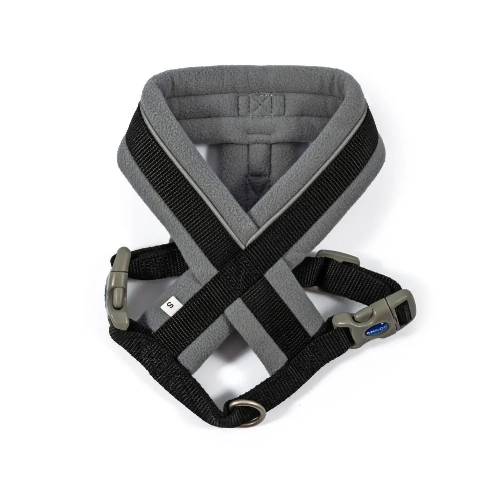 Ancol Viva Large Black Padded Dog Harness
