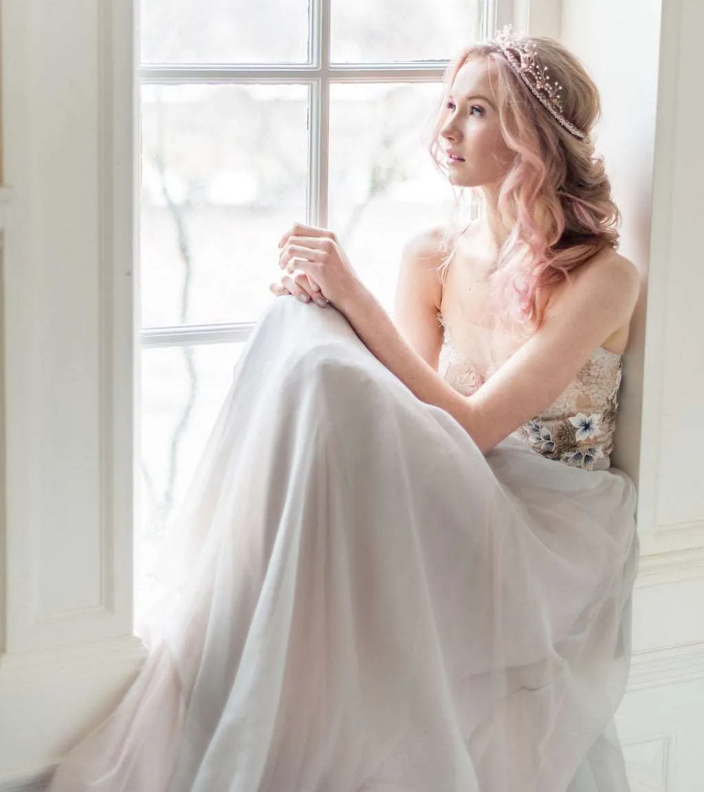 AURORA Dreamy Pastel Wedding Dress