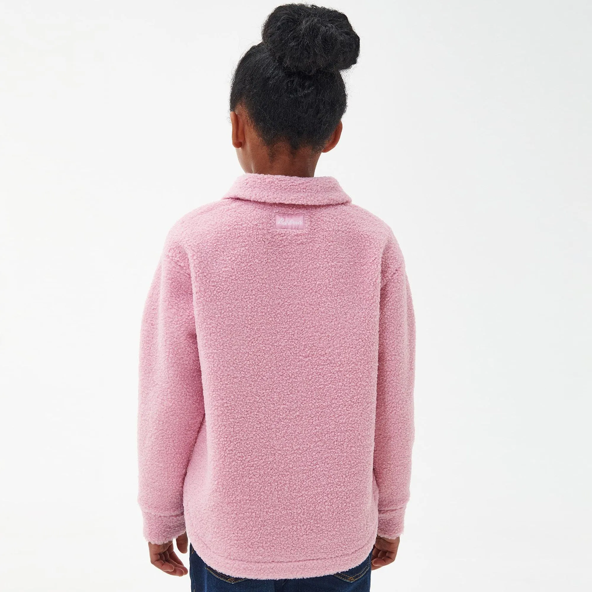 Barbour Girls Sienna Overshirt - Light Pink Dahlia