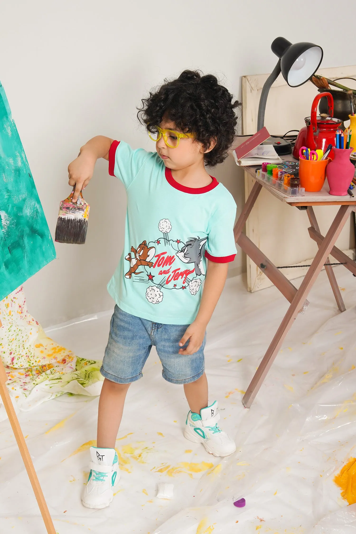 Chasing T-Shirt For Boys