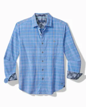 Coastline Cord Stretch Brisa Check Shirt - Palace Blue