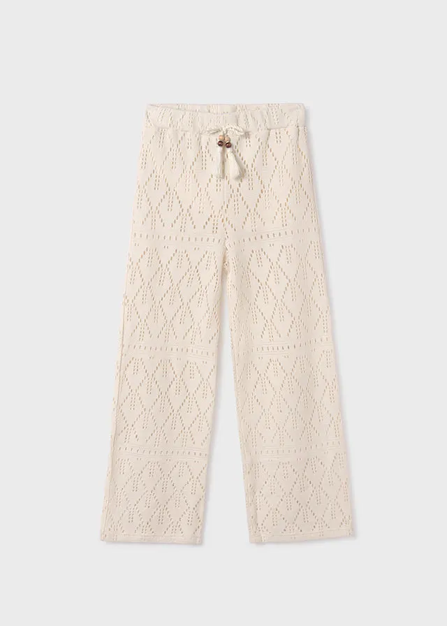 Girls Crochet Pants