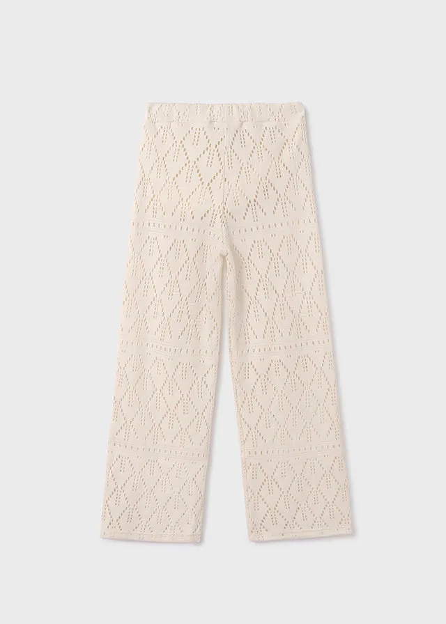 Girls Crochet Pants
