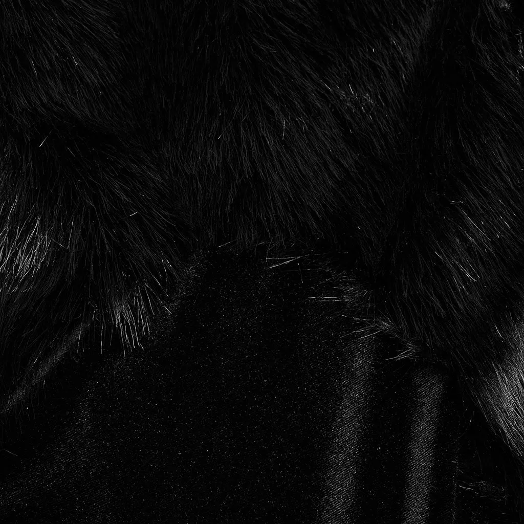 Goth ornate fleece cloak WY-1559DPM