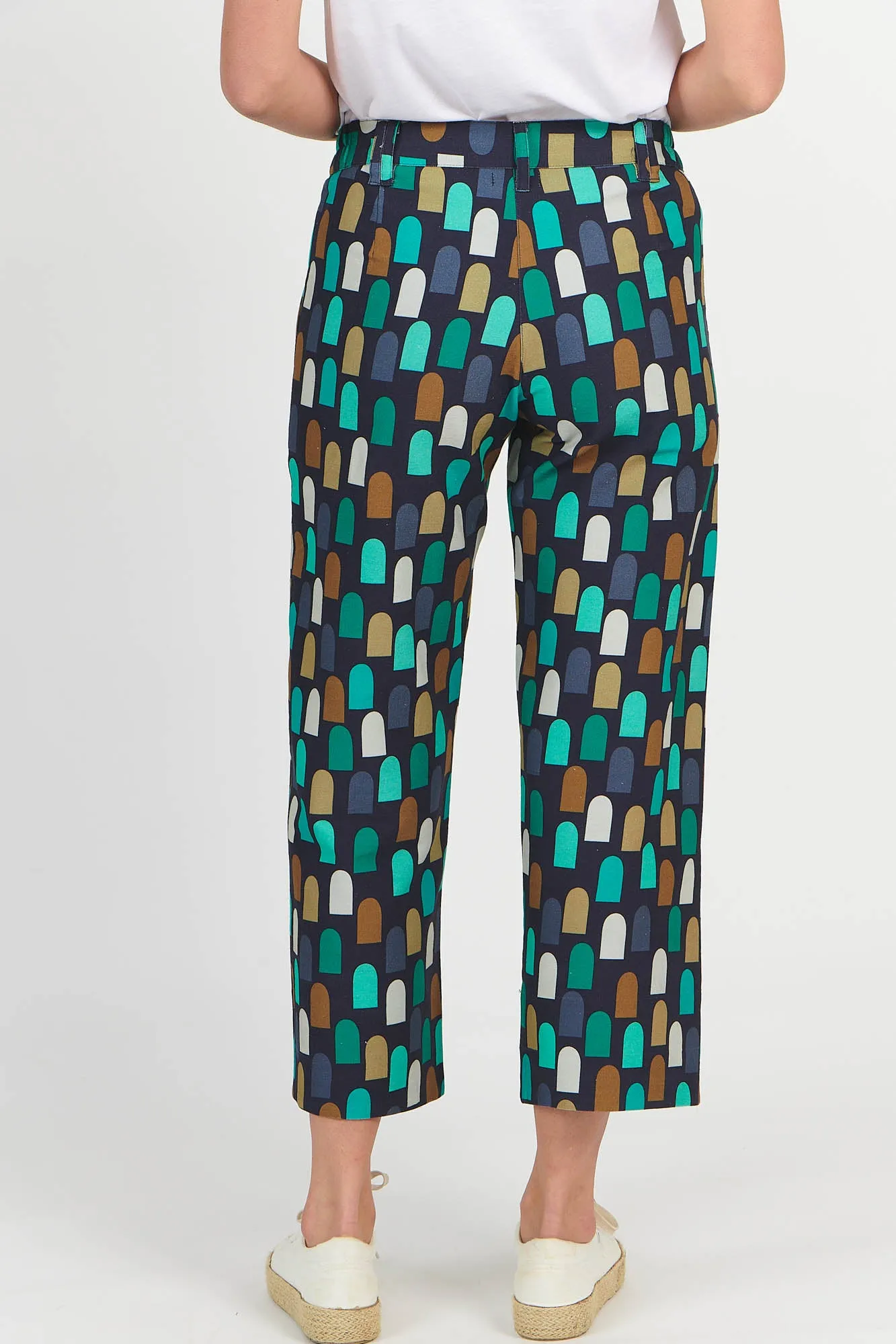 Hudson Jeans Green Geo