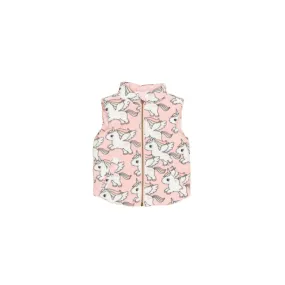 Huxbaby Magical Unicorn Reversible Fleece Vest