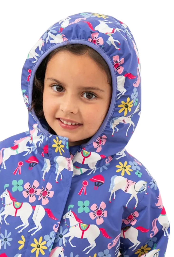 Lighthouse Girls Freya Coat Horse Print
