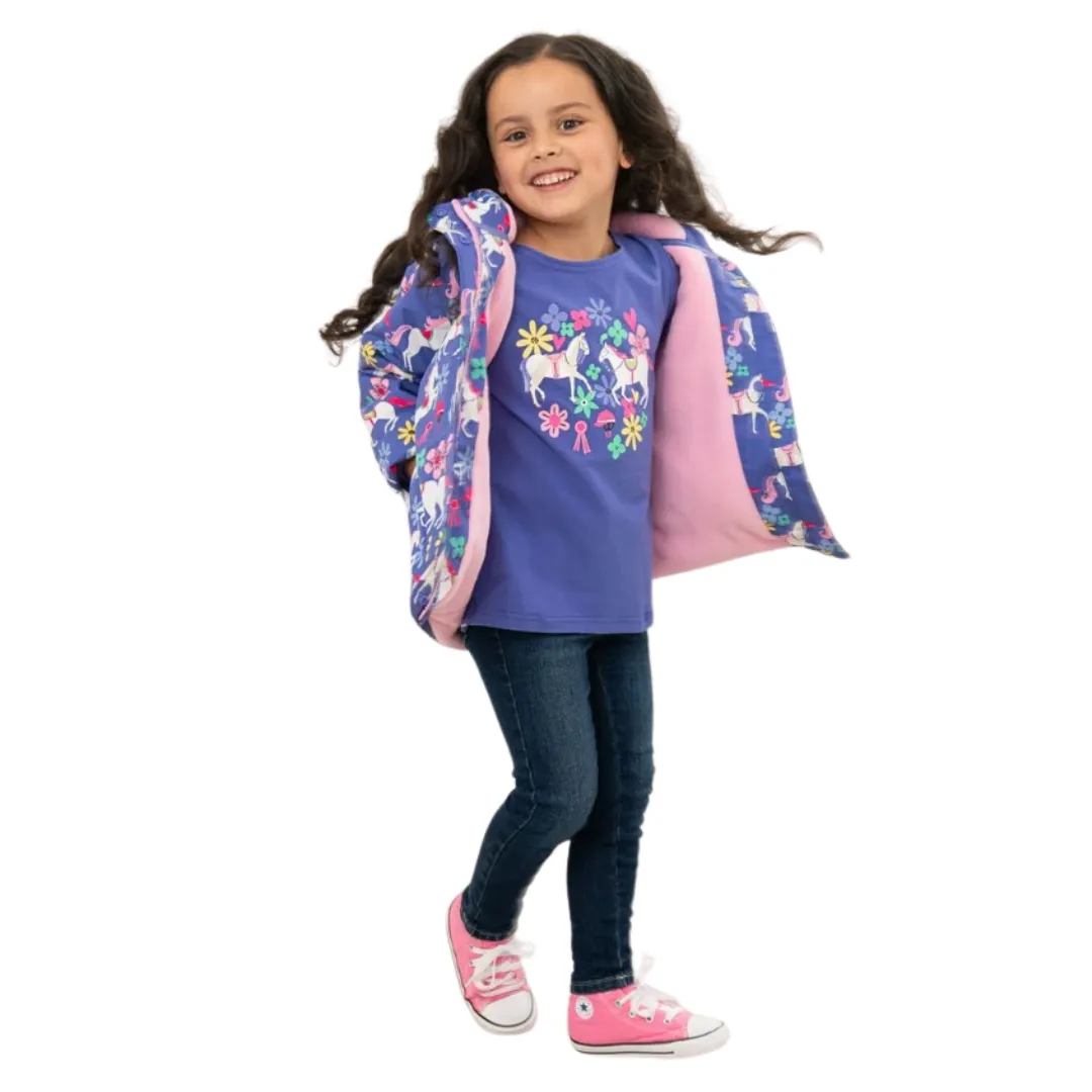 Lighthouse Girls Freya Coat Horse Print