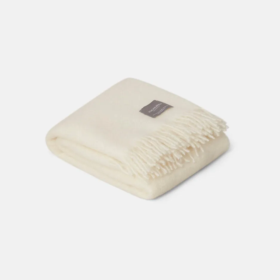 Mohair Blanket - Bright White
