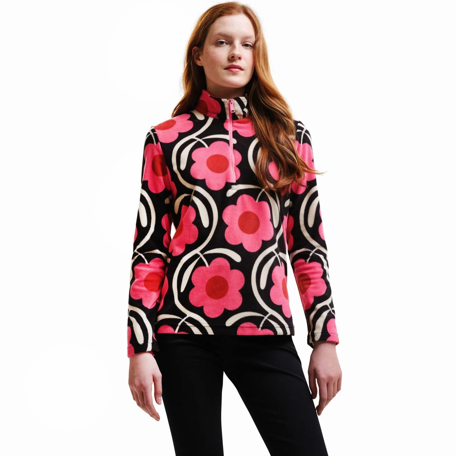 Regatta Womens Orla Kiely Half Zip Pullover Fleece