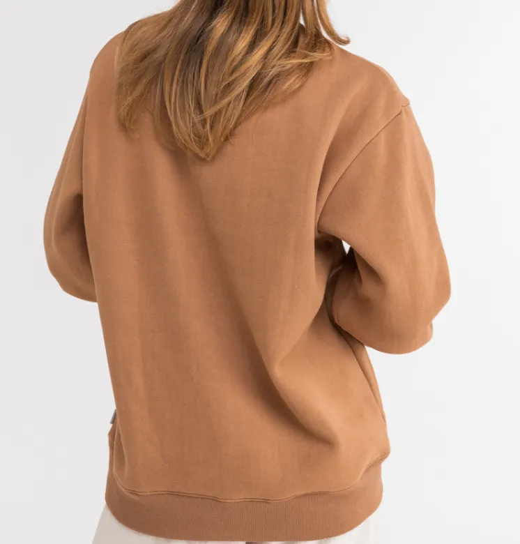 RHYTHM CLASSIC BRAND FLEECE - CARAMEL