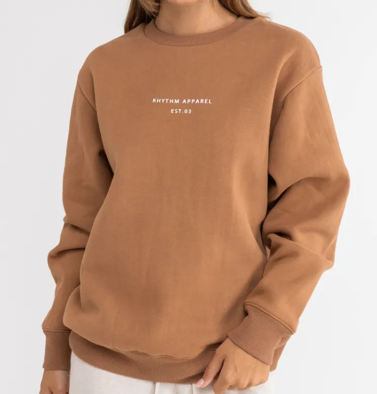 RHYTHM CLASSIC BRAND FLEECE - CARAMEL