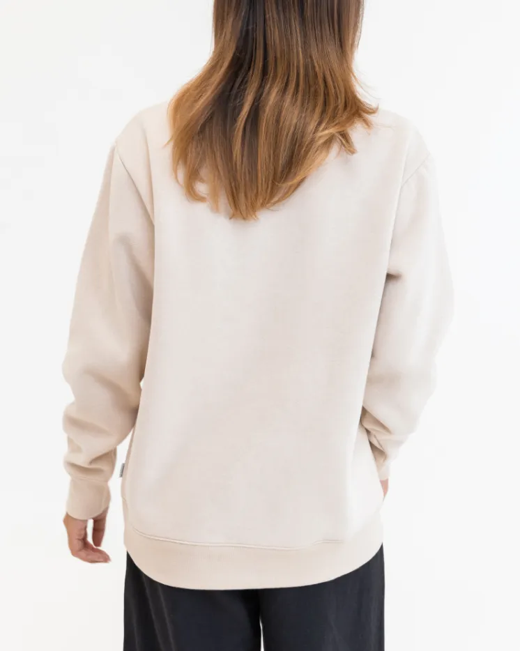 RHYTHM CLASSIC BRAND FLEECE - OAT