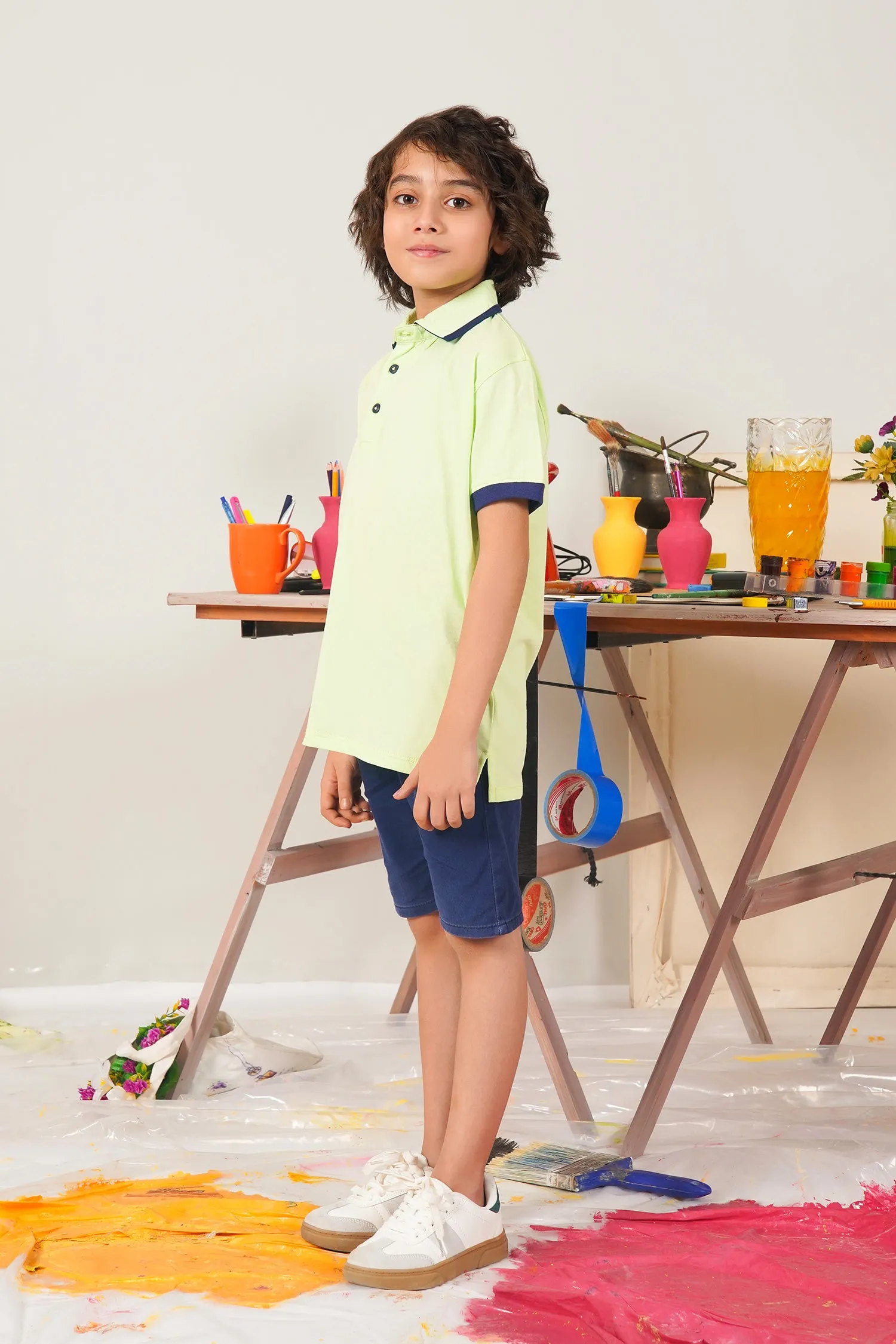 Three Button Boys Polo